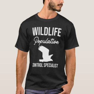 Specialist för populationskontroll av vilda djur t shirt