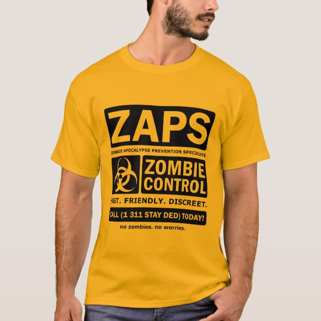 Specialist för Zombieapokalypsförhindrande Tröja (Framsida)