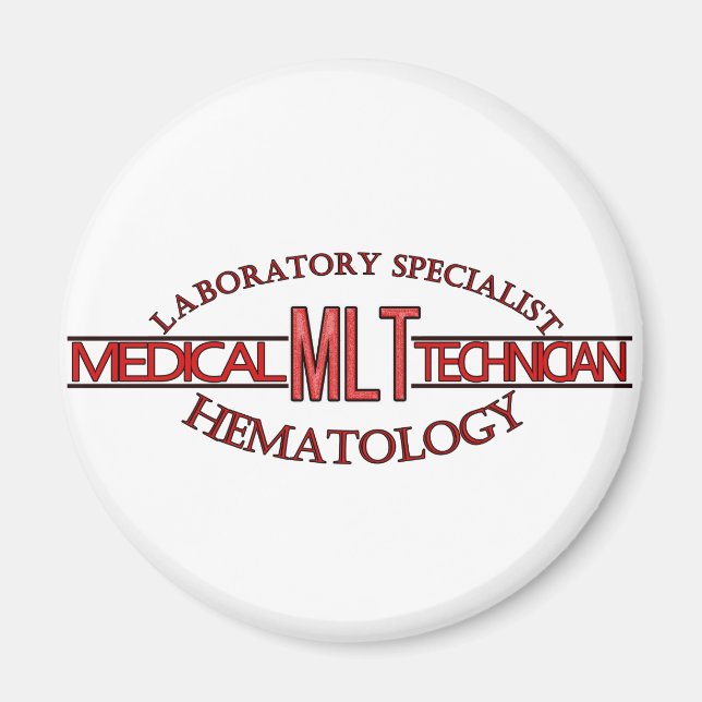 SPECIALIST LAB MLT HEMATOLOGY MEDICAL LABORATORY MAGNET (Framsidan)