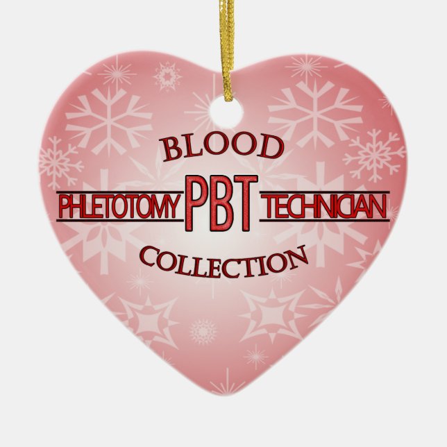 SPECIALIST PBT PHLEBOTOMY TECH BLODINSAMLING JULGRANSPRYDNAD KERAMIK (Framsidan)