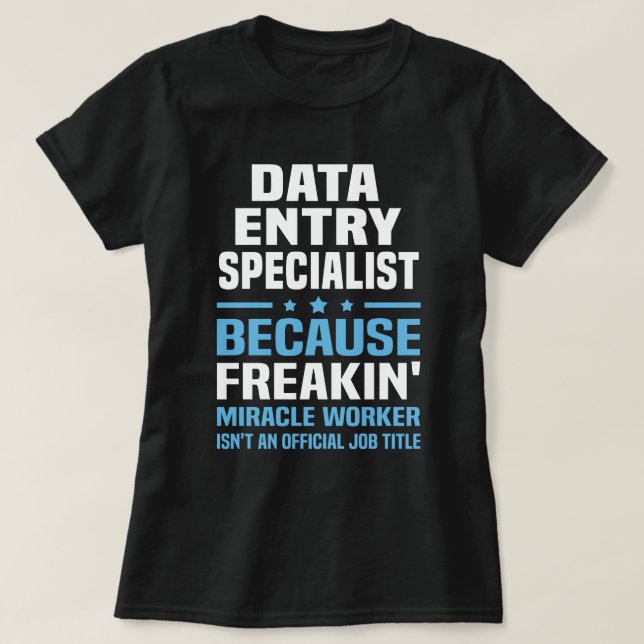 Specialist vid dataöverföring t shirt (Design framsida)