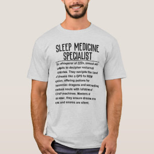 Specialist vid sömnmedicin t shirt