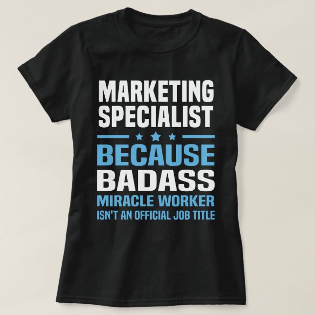 Specialisten marknadsföring t shirt (Design framsida)