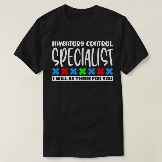 Specialister för lagerkontroll t shirt (Design framsida)