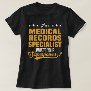 Specialister för läkarjournaler t shirt