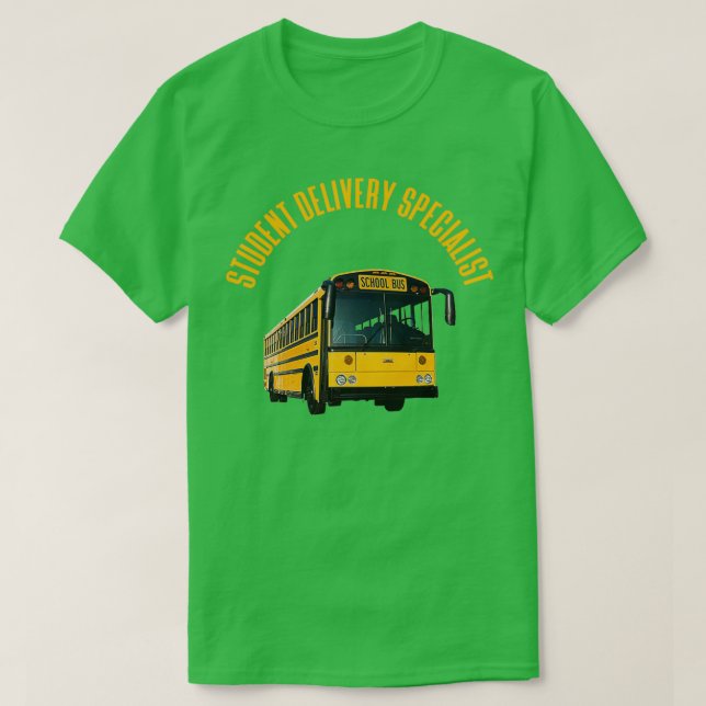 Specialistgåvor för student i Buss D T Shirt (Design framsida)