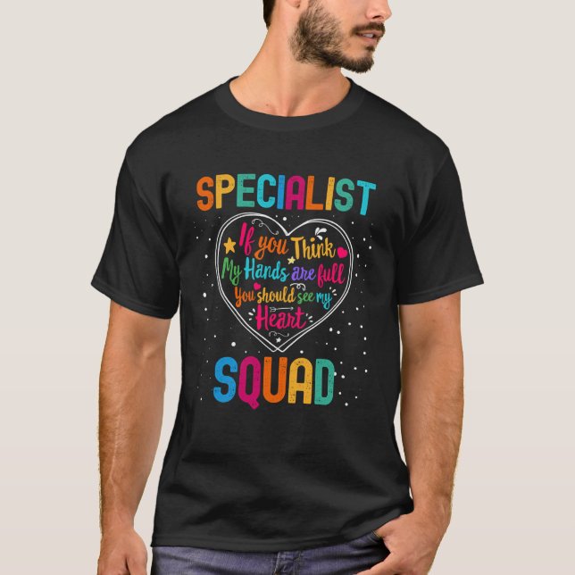 Specialistkvadratutvärdering vecka Back to school T Shirt (Framsida)