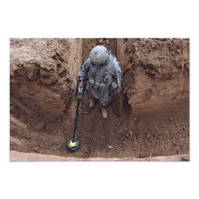 Specialistsökning efter vapencache fototryck (Framsidan)