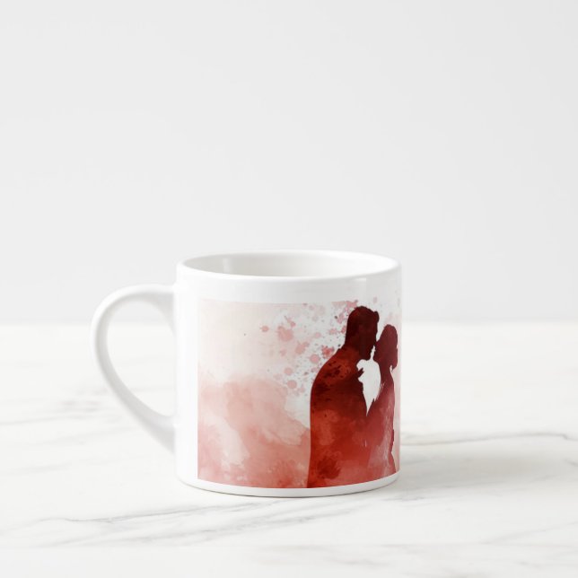 Specialitet - Bröllop-årsdagen Espressomugg (Vänster)