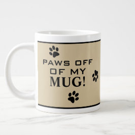 Specialitet för hund Tass Typografi Hett Beverage Jumbo Mugg
