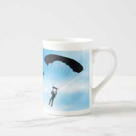 Specialitet för Skydiving Parachuting Design Kopp Benporslin Mugg