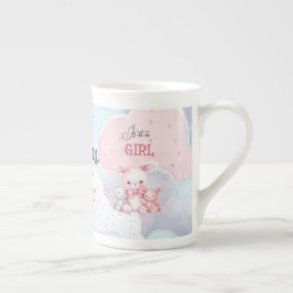Specialitet för visning av baby Gender Benporslin Mugg