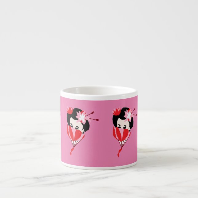 Specialitet Mugg: GEISHA GIRL S Espressomugg (Framsidan)