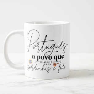 Specialitet Mugg Portugisiska o povo que conquisto Jumbo Mugg