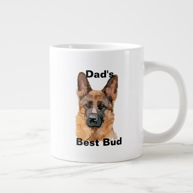 Specialiteten abstrakt German shepard Mugg Jumbo Mugg (Höger)