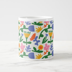 Specialiteten för Blommigten vår Roligt Mugg Jumbo Mugg