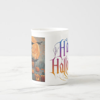 Specialiteten för Chinan Happy halloween Bone Mugg Benporslin Mugg