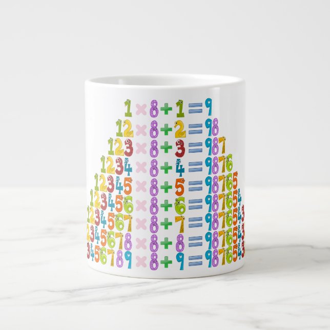 Specialiteten Mugg i Cooler Funny Math Equations Jumbo Mugg (Framsidan)