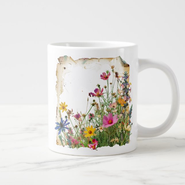 Specialiteten Mugg i Rustic Fall Wildblomma Jumbo Mugg (Höger)