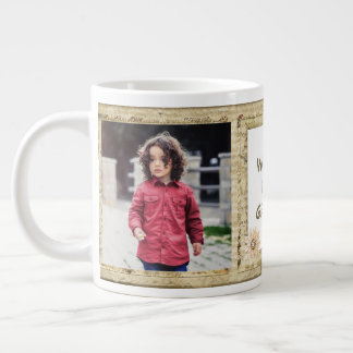 Specialiteten Shabby chic Tre fotospecialitet Mugg Jumbo Mugg
