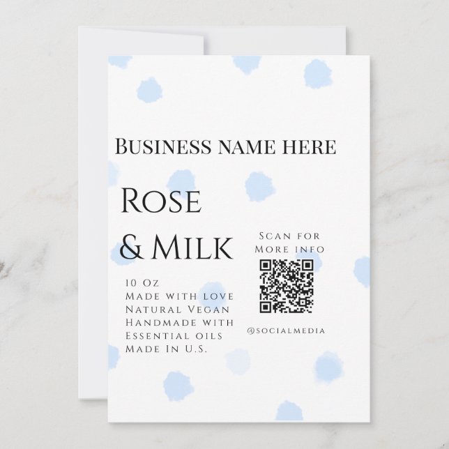 Specialkod för tillägg av uppgifter för handgjord  inbjudningar (Framsida)