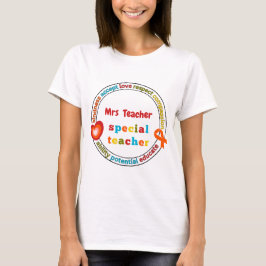 Speciallärare för särskild undervisning Namn T Shirt