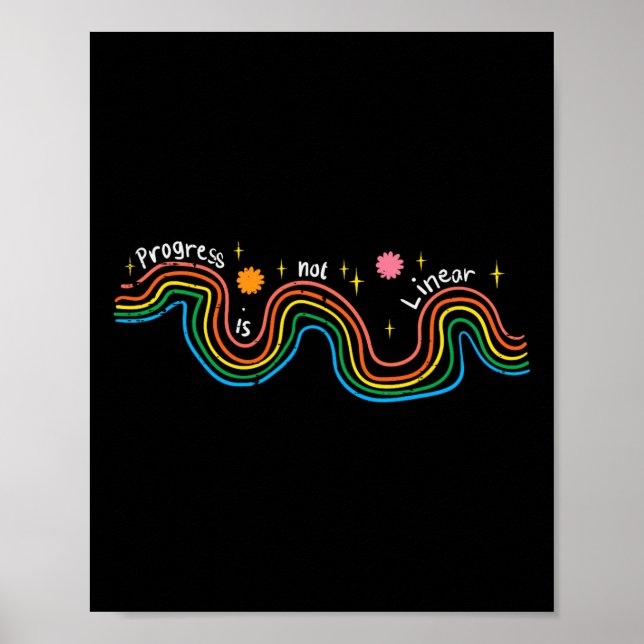 Speciallärare Framsteg Inte Linjärt Sped Poster (Framsidan)