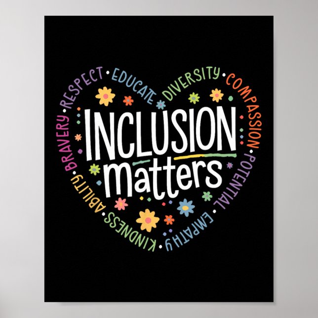 Speciallärare Inklusionsproblem Autism Poster (Framsidan)