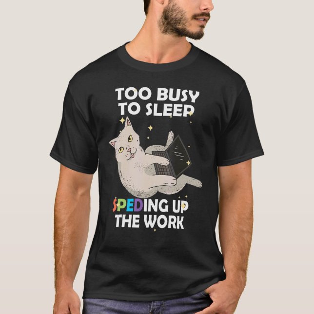 Speciallärare Katt Med Datorlärare Specialundervis T Shirt (Framsida)