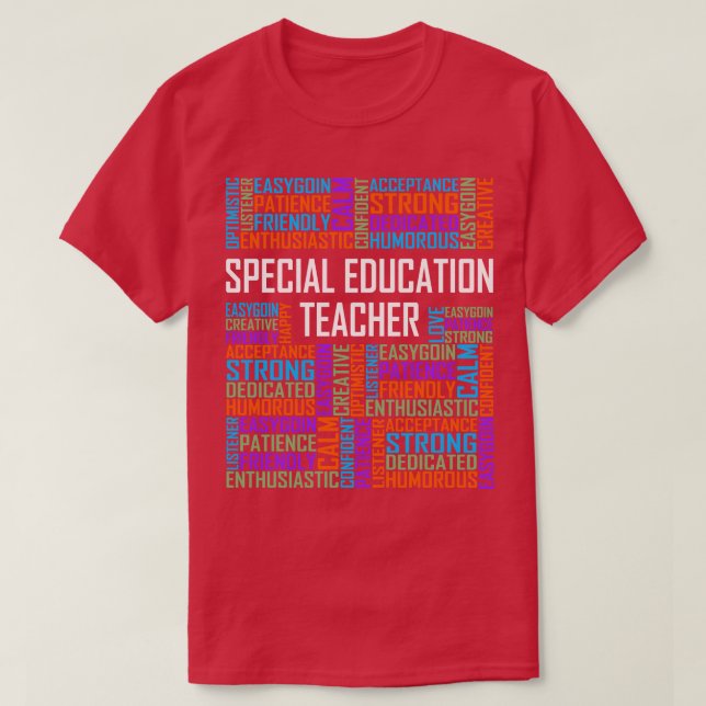 Speciallärare Ord T Shirt (Design framsida)
