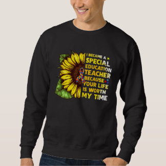 Speciallärare Solros Autism Lång Ärmad Tröja
