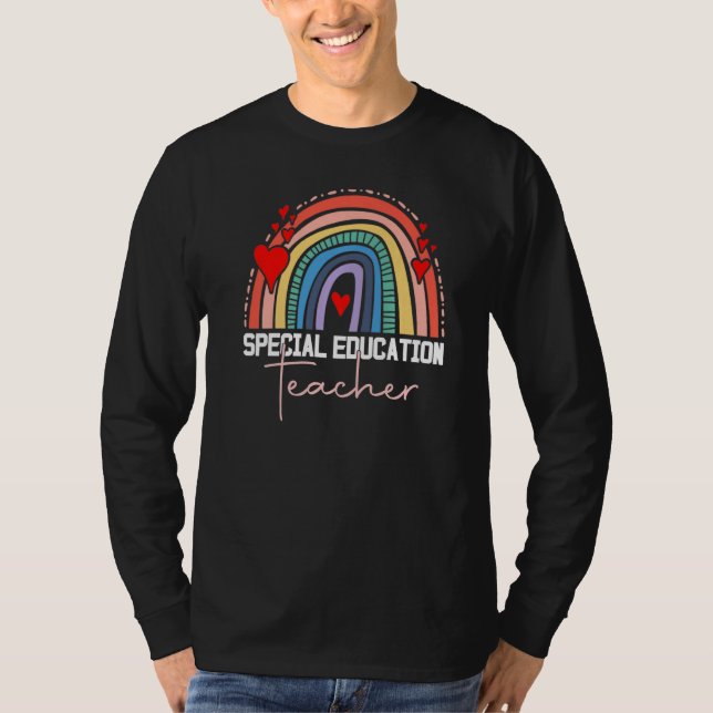Speciallärare Sped Ed SPED Leopard Rai T Shirt (Framsida)