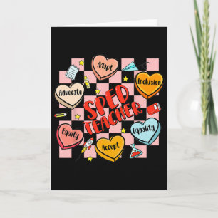 Speciallärare Valentine-samtal H Kort