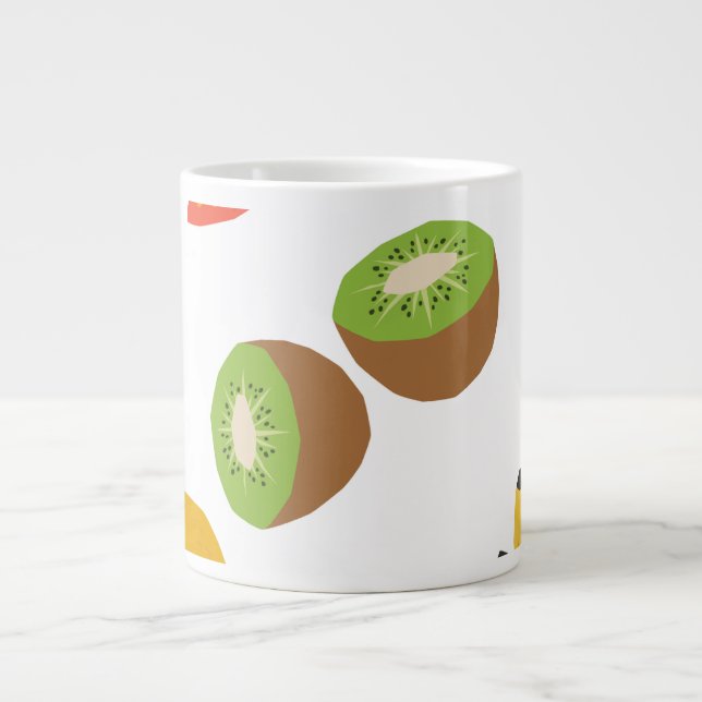 Specialmugg färg sommar  jumbo mugg (Framsidan)