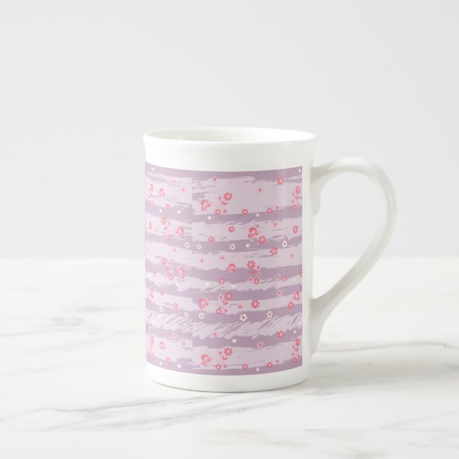 Specialmugg – Fjärilsträdgård Benporslin Mugg (Höger)