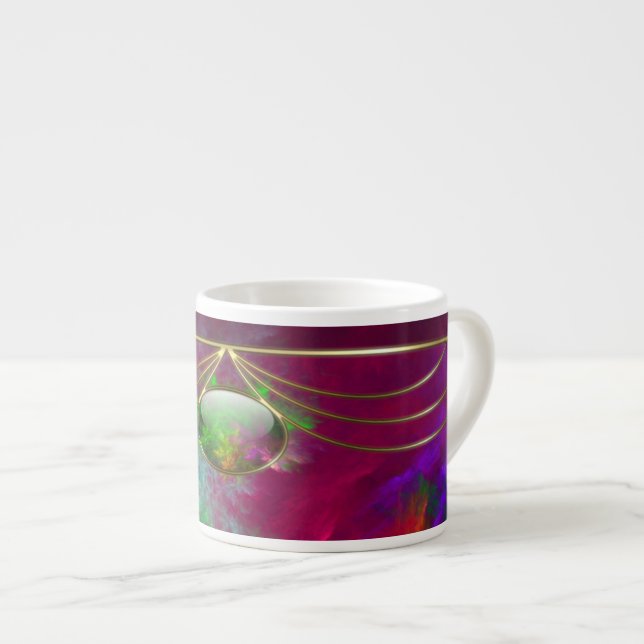 Specialmugg för koralldjup espressomugg (Framsida höger)