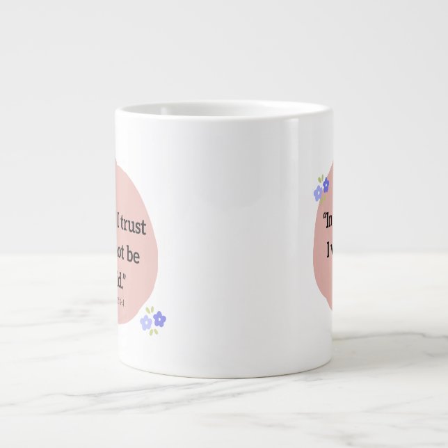 Specialmugg med bibelvers jumbo mugg (Framsidan)