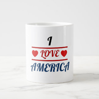 Specialmuggar - Jag älskar Amerika Jumbo Mugg