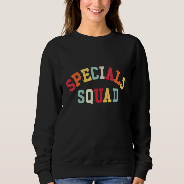 Specials Squad Co-Curricular Lärare Team 2 T Shirt (Framsida)