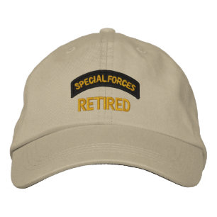 Specialstyrkor Pensionerad Broderad Keps