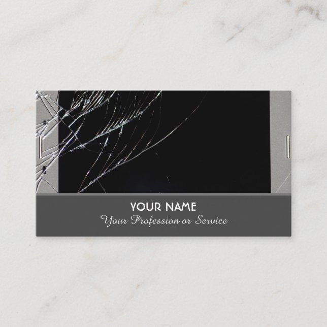 Specialtjänster för Smartphone-reparation Visitkort (Framsida)