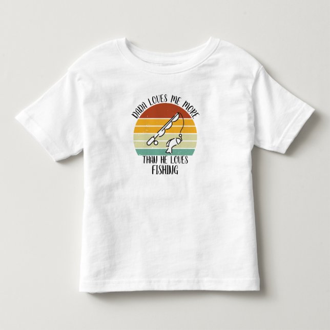 SPECIALTRAD Pappa älskar mig mer än han älskar fis T Shirt (Framsida)