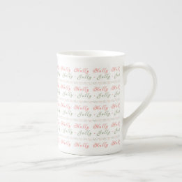 Specialty Holly Jolly Mugg Benporslin Mugg