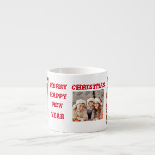 Specialty Mugg FUNNY EXPRESSO PHOTO COLLAGE RED Espressomugg