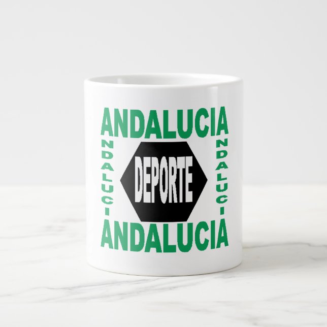 Specialty Mugg Jumbo white ANDALUCIA DEPORTE (Framsidan)