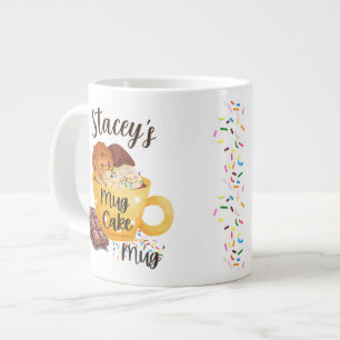 Specialty Mugg, Personalizable Namn, Mugg Cake Mug Jumbo Mugg