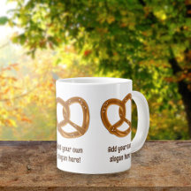 Specialty Pretzel Älskare Mugg - Salty German Brea