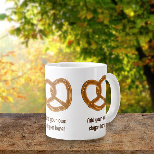 Specialty Pretzel Älskare Mugg - Salty German Brea Jumbo Mugg