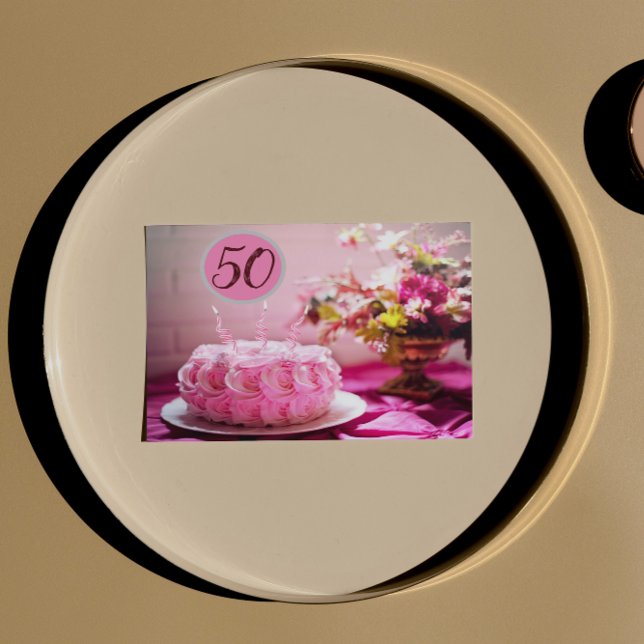 Speciell 50-årsdag för henne kort (Skapare uppladdad)