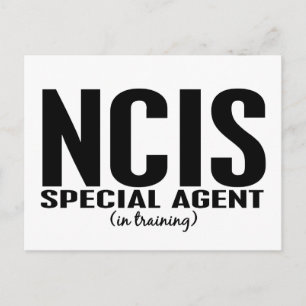 Speciell agent för NCIS i utbildning 1 Vykort